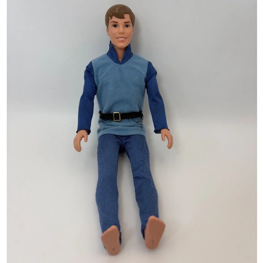 Vtg 1995 Disney John Smith Doll 1997 Quest For Camelot Garrett Tunic OOAK Blue